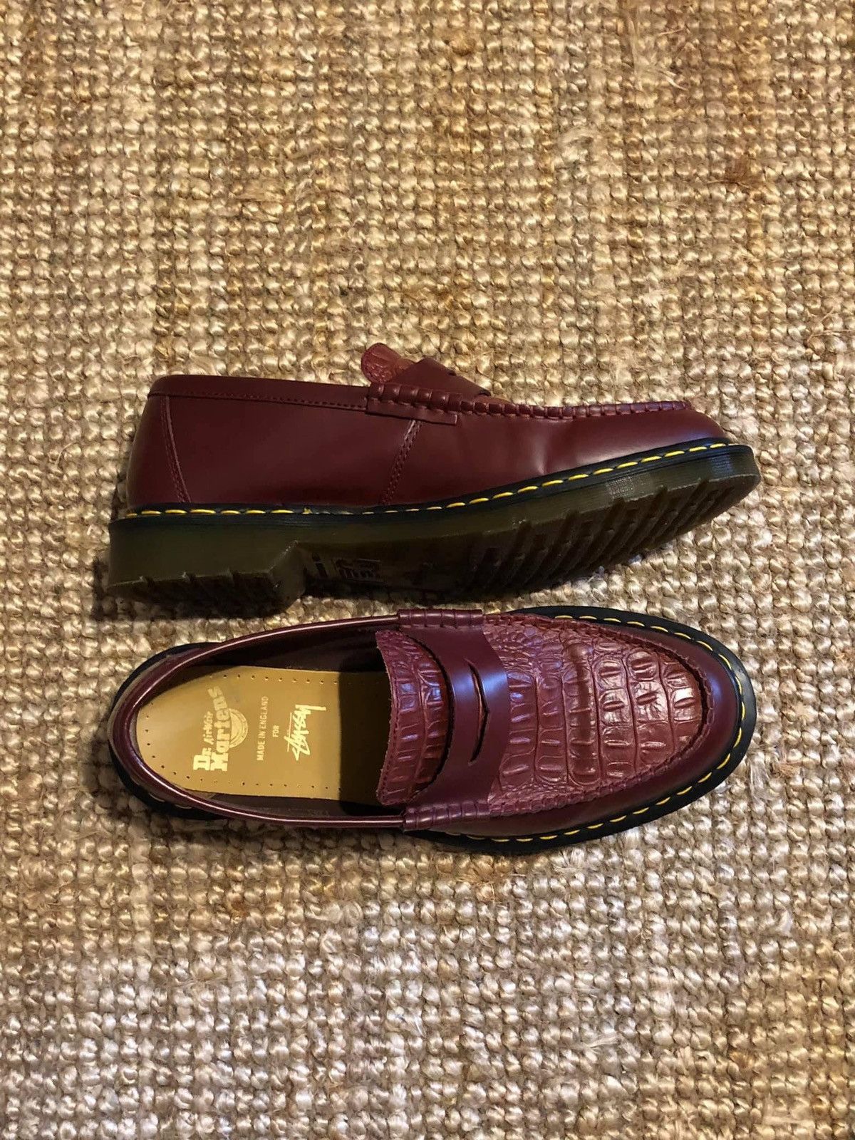 Dr. Martens × Stussy Dr. Martens x Stussy Penton Loafers - Red 