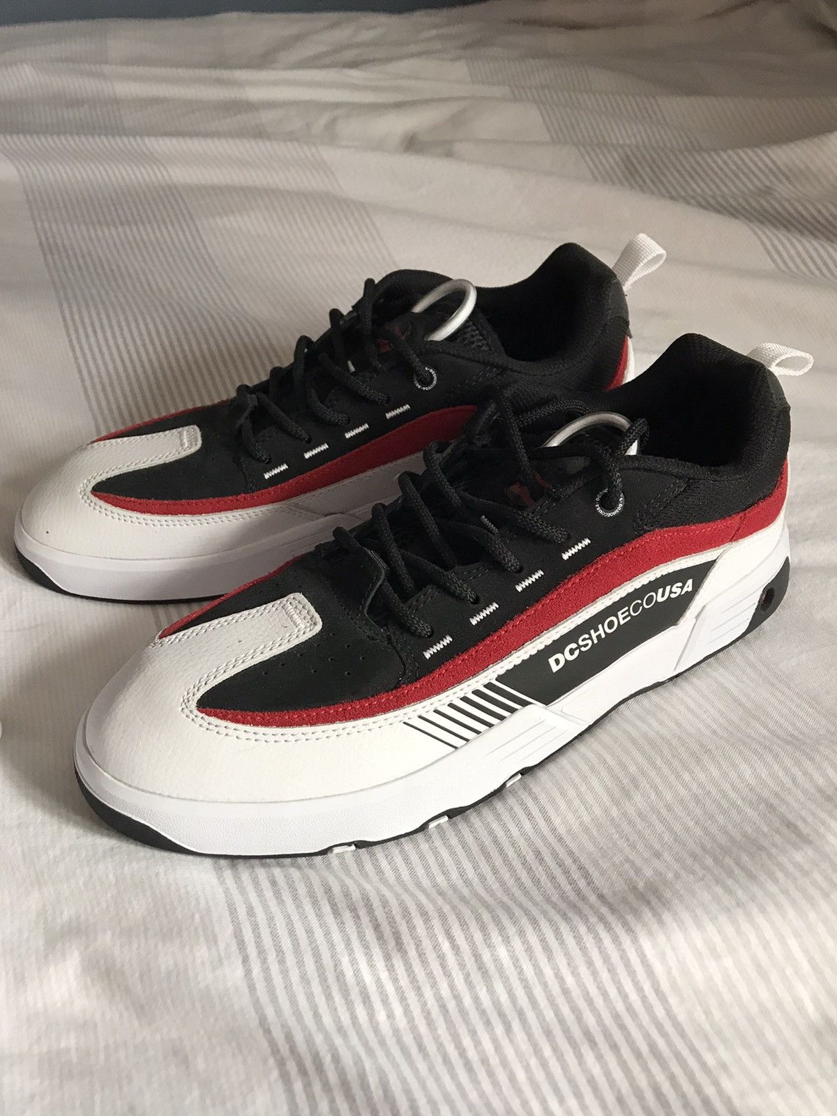 DC DC Legacy 98 Slim OG Black Red shoes | Grailed