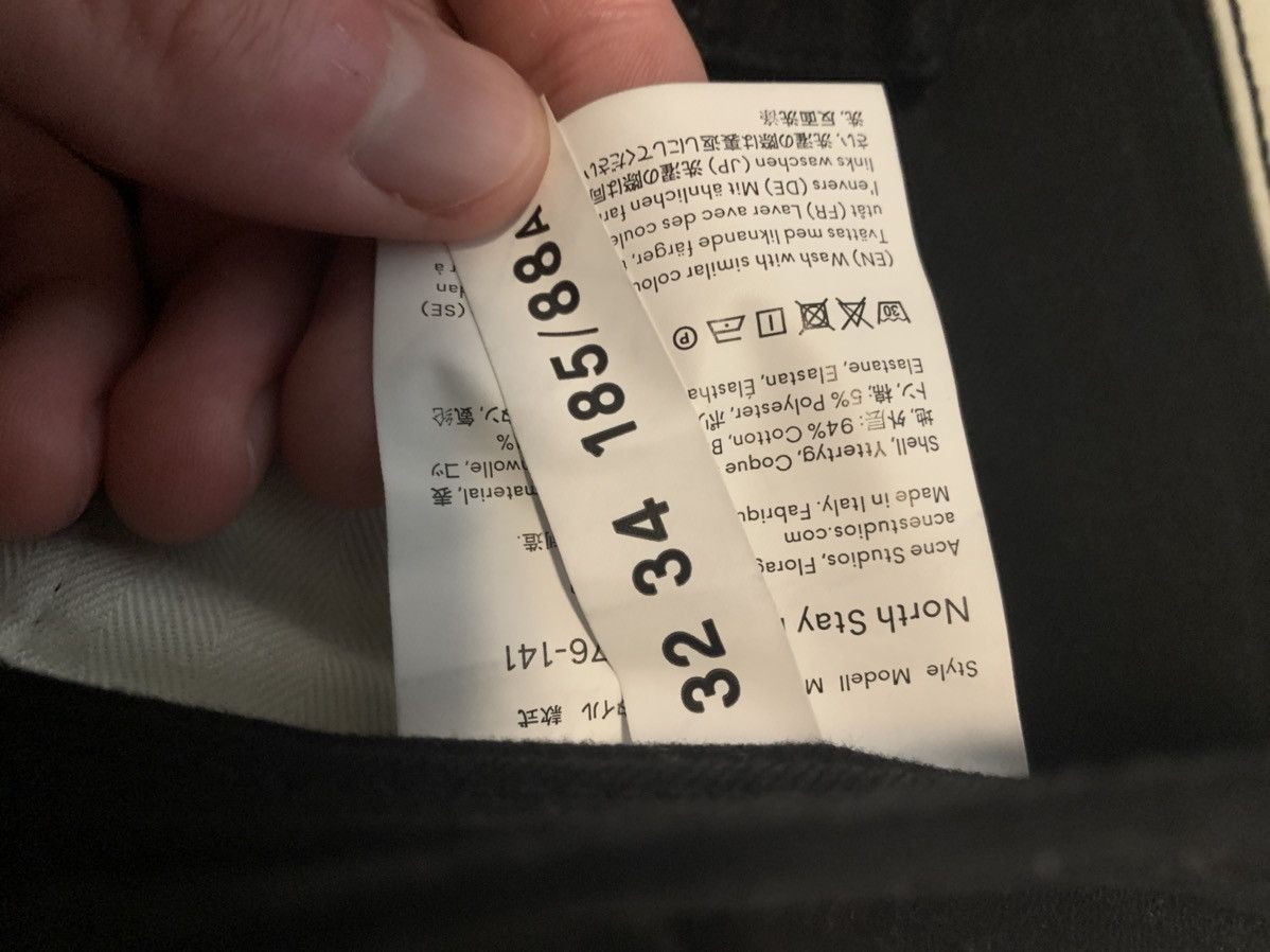 Acne Studios Blå Konst North Stay Black jeans Size US 32 / EU 48 - 3 Thumbnail
