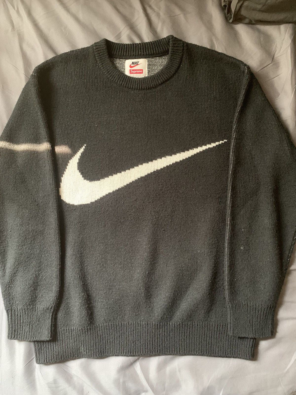 Supreme nike shop knit sweater