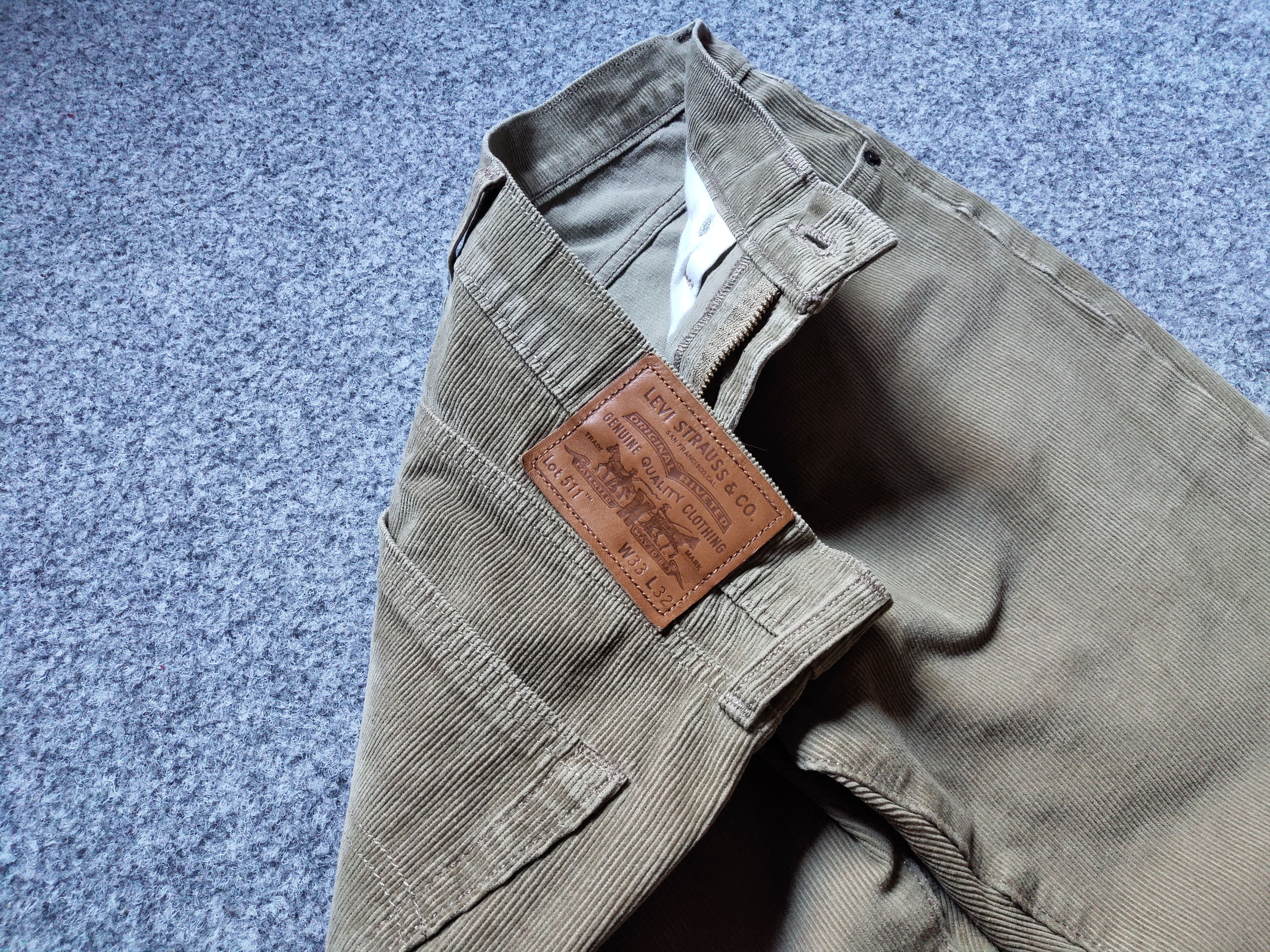 Levi's Levi's 511 Premium Velveteen Pants Size US 33 - 13 Thumbnail