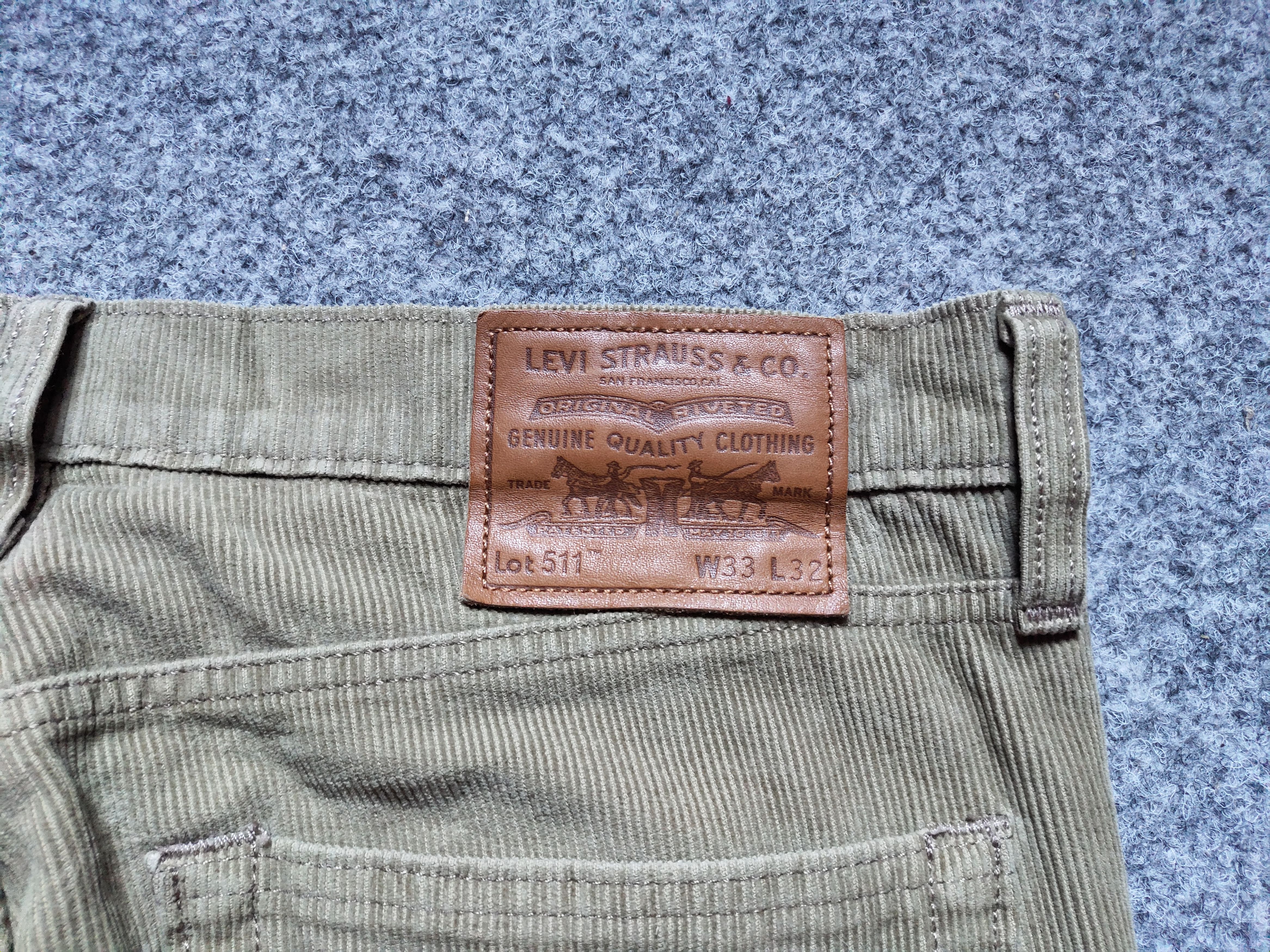 Levi's Levi's 511 Premium Velveteen Pants Size US 33 - 17 Thumbnail