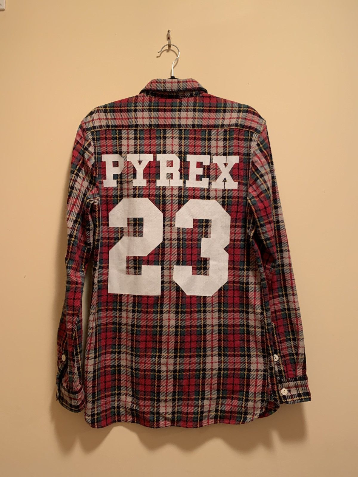 Ralph Lauren Rugby Pyrex 23 Shirt Flannel Off White Virgil Abloh RARE M