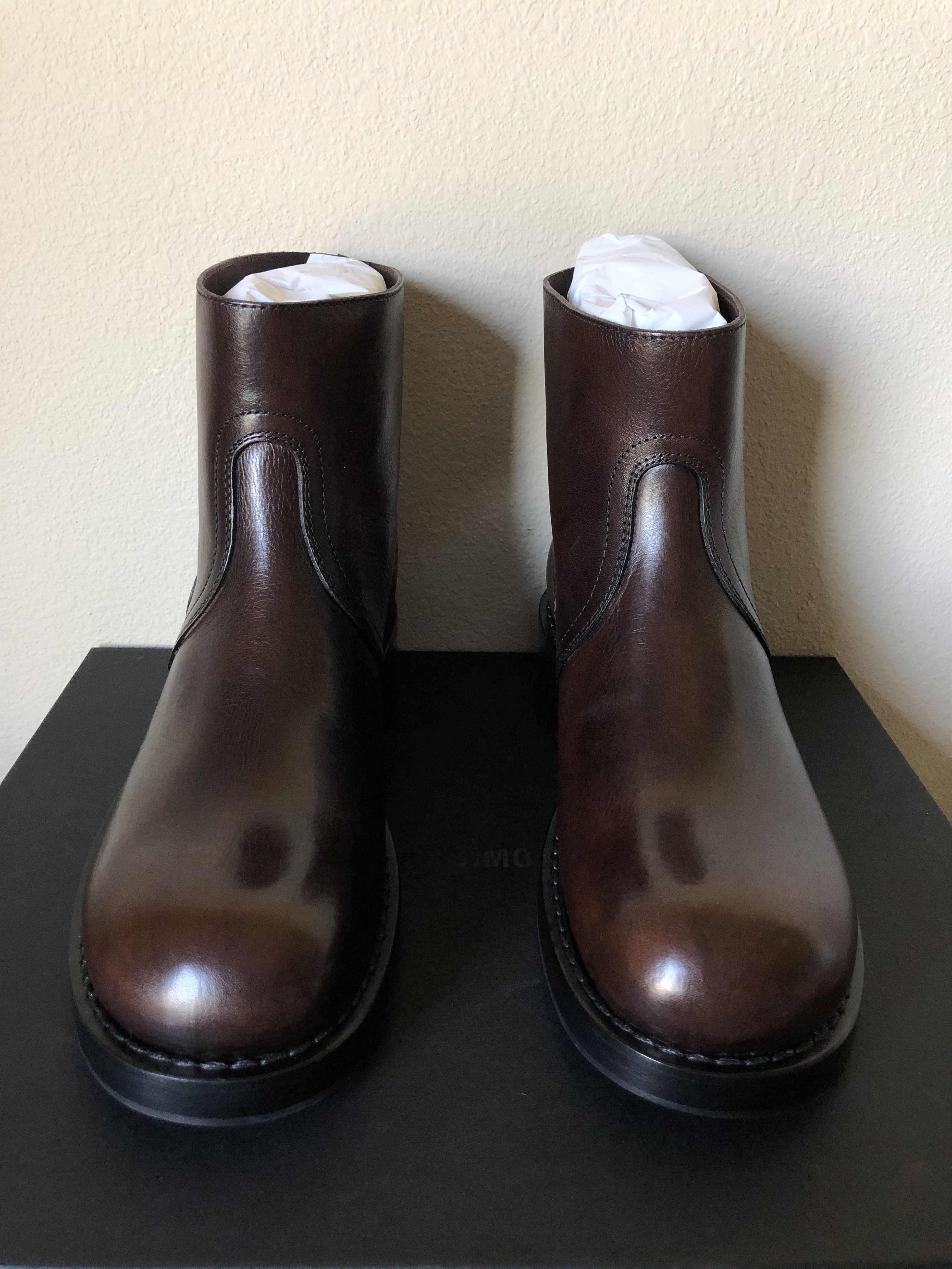 Raf Simons Raf Simons Chunky Slip On Leather Boots Size US 10 / EU 43 - 4 Thumbnail