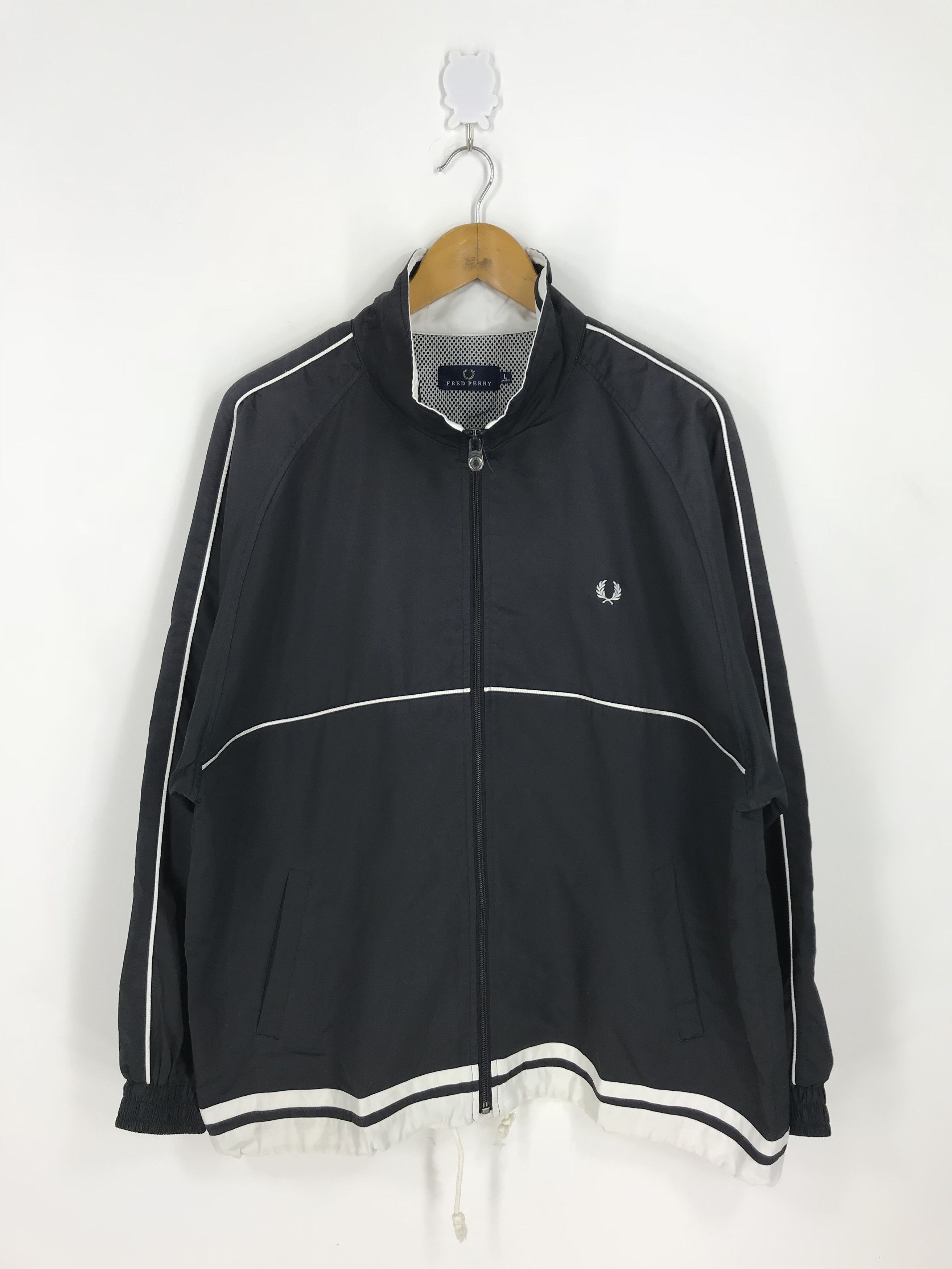 Fred Perry Vintage 90s FRED PERRY Jacket Windbreaker Large Fred Perry ...