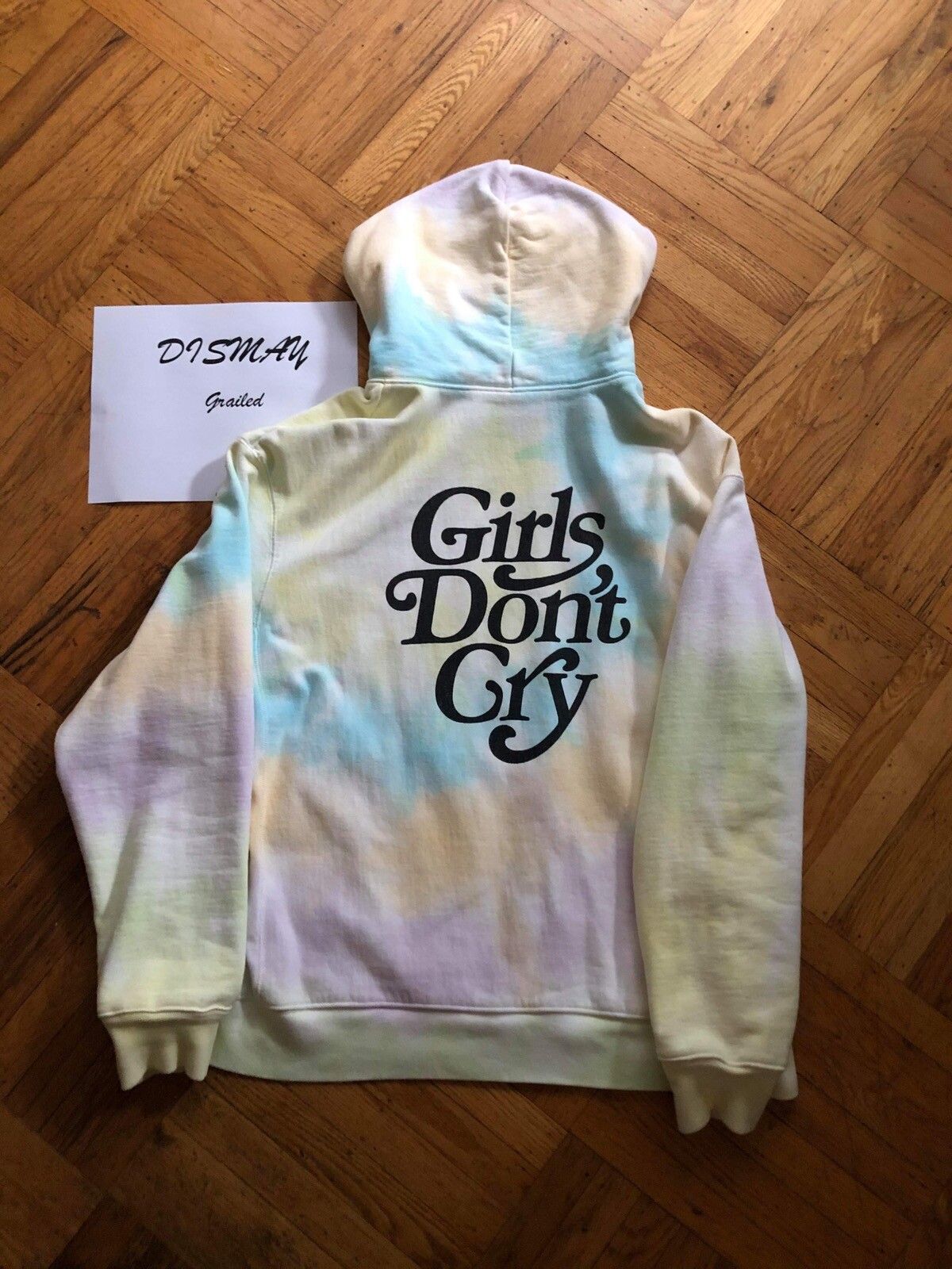 READYMADE Readymade x Girls Don't Cry tie dye logo hoodie GR8 ...