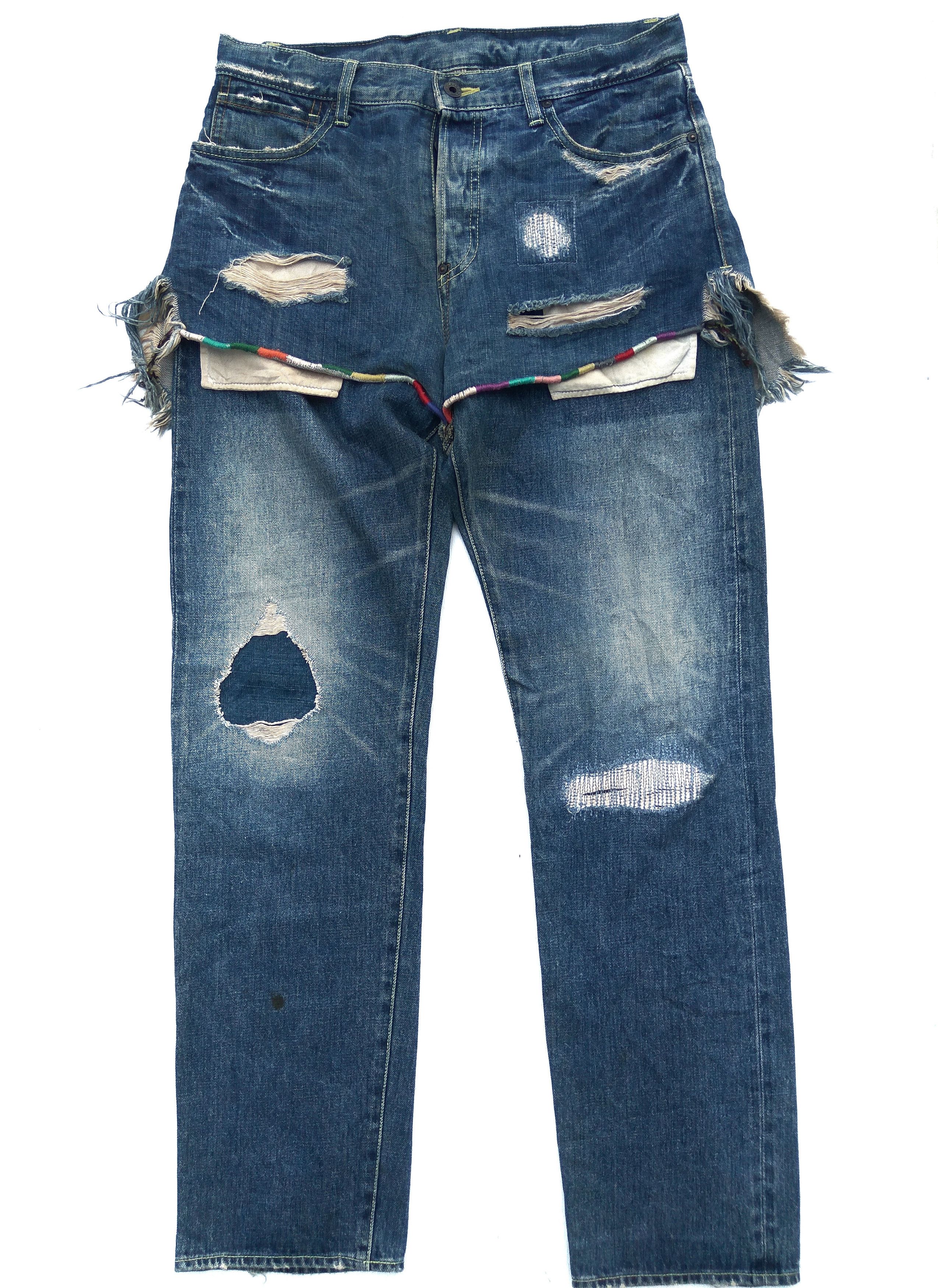 Japanese Brand Private Brand AG Distressed Jeans Selvedge Beauty Beast Size US 33 - 1 Thumbnail