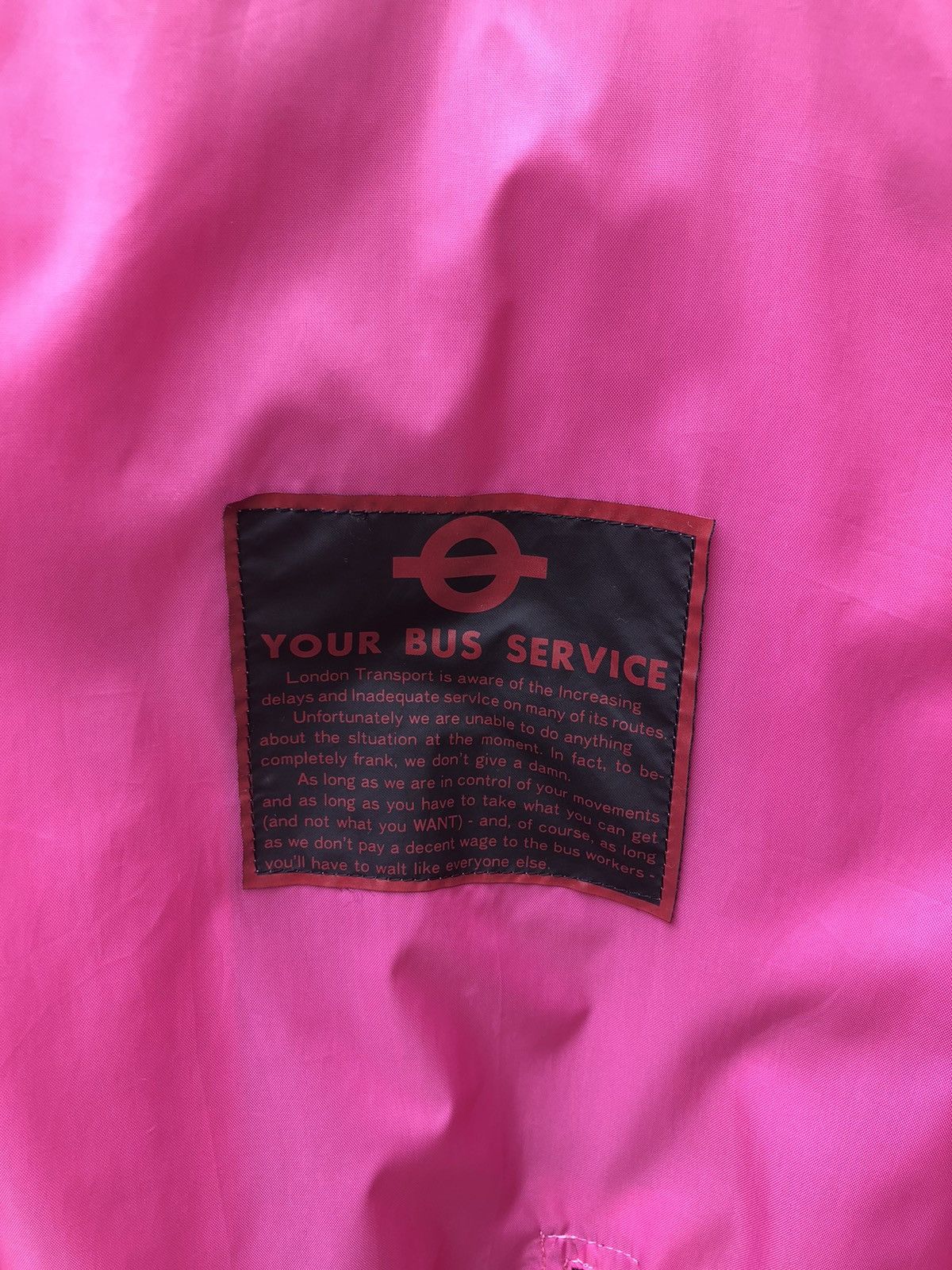 Michiko Koshino 80s Michiko Koshino London Spell Out Light Nylon Bomber Size US XL / EU 56 / 4 - 7 Thumbnail