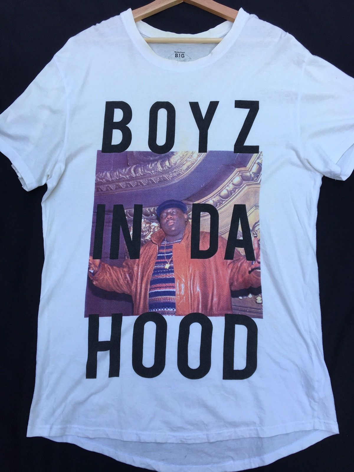 Rap Tees Notorious B.I.G Hip Hop Boyz in The Hood Tshirt Size US XL / EU 56 / 4 - 5 Thumbnail