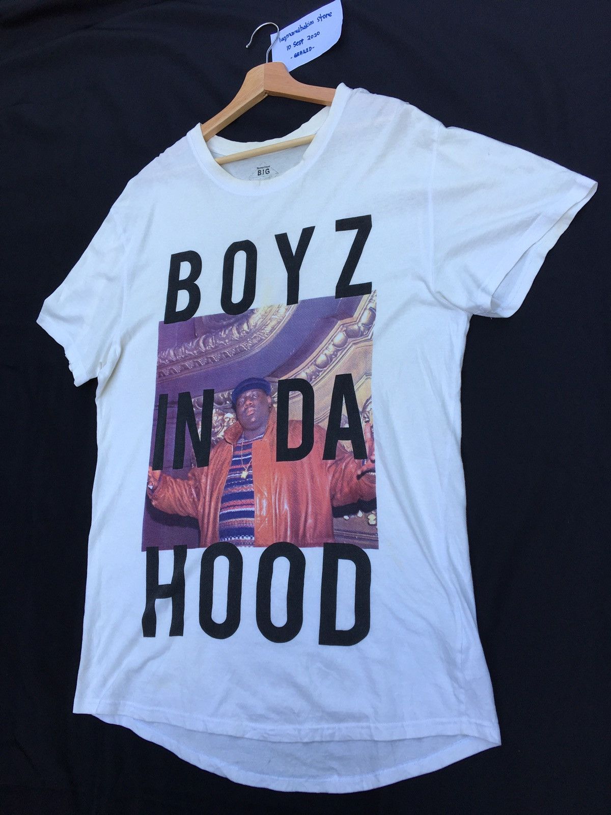 Rap Tees Notorious B.I.G Hip Hop Boyz in The Hood Tshirt Size US XL / EU 56 / 4 - 3 Thumbnail