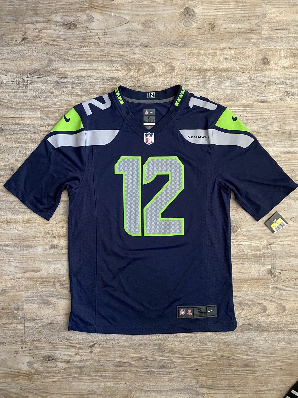 Nike Seattle Seahawks 12th Fan Game Jersey - White #12