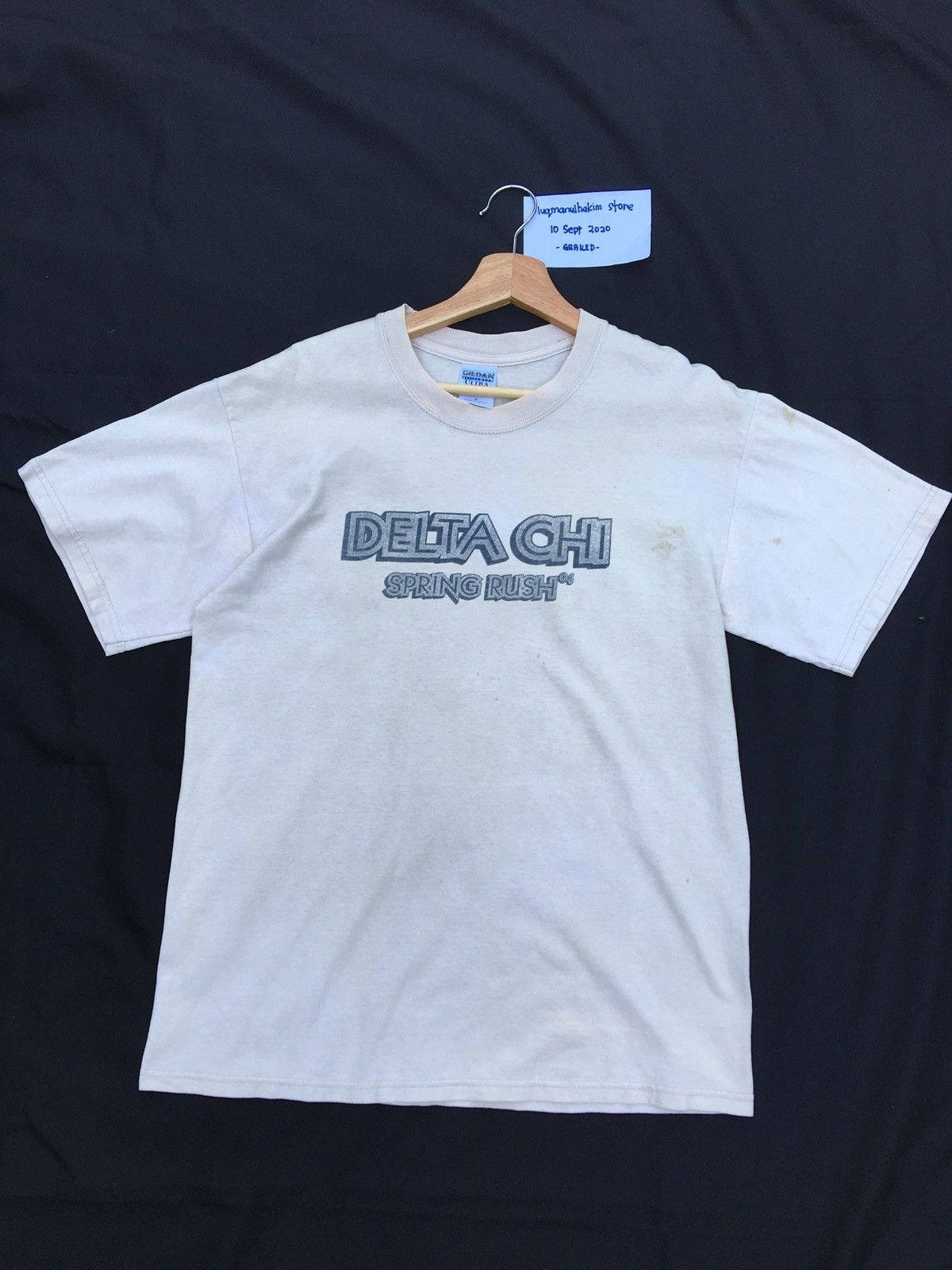 Vintage Rare Vintage Delta Chi Spring Rush Tshirt Size US M / EU 48-50 / 2 - 7 Thumbnail