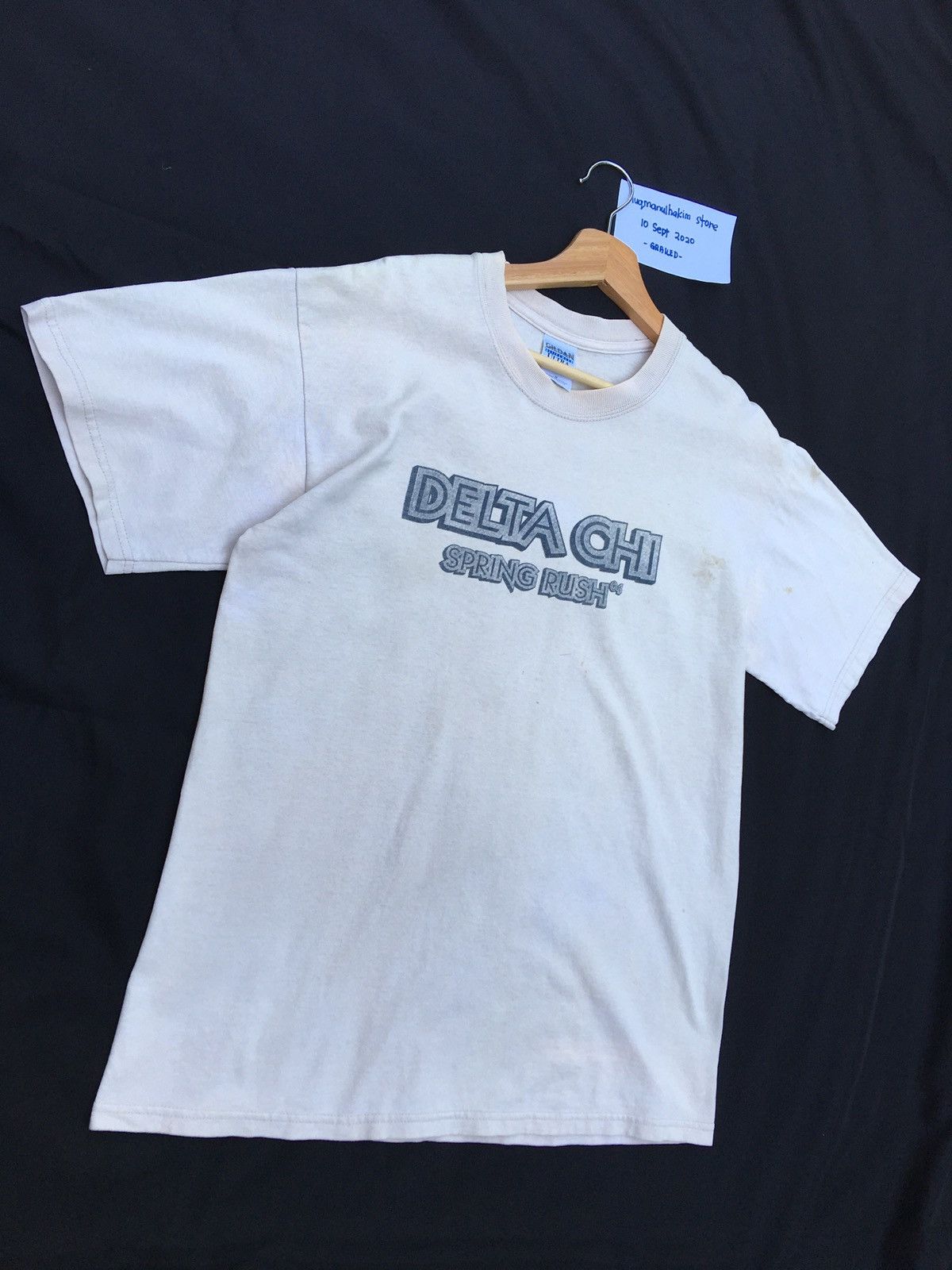 Vintage Rare Vintage Delta Chi Spring Rush Tshirt Size US M / EU 48-50 / 2 - 8 Thumbnail
