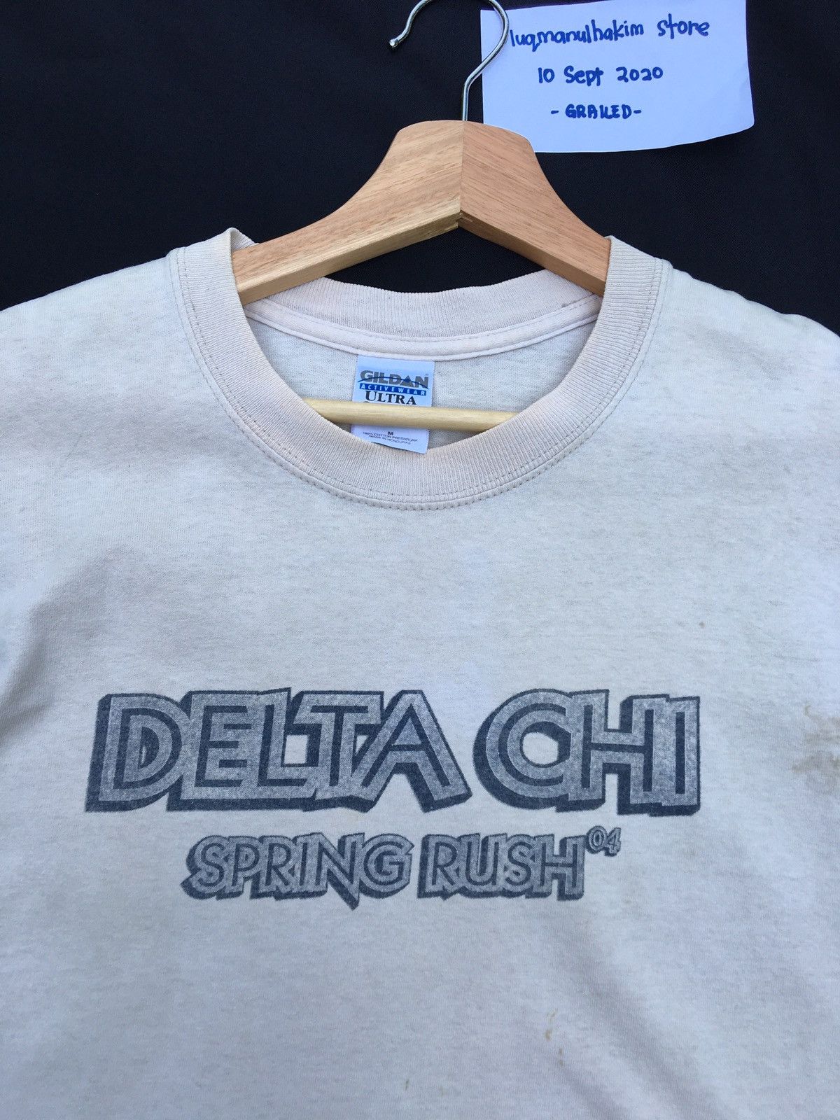 Vintage Rare Vintage Delta Chi Spring Rush Tshirt Size US M / EU 48-50 / 2 - 11 Thumbnail