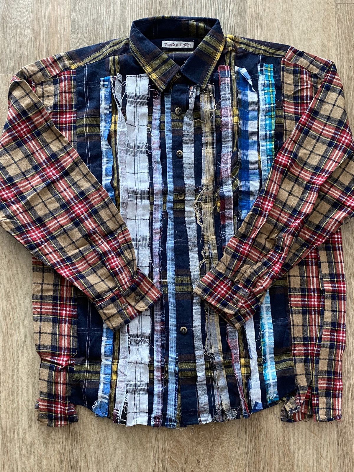 image of Needles 7 Cut Flannel in Red, Men's (Size XL)