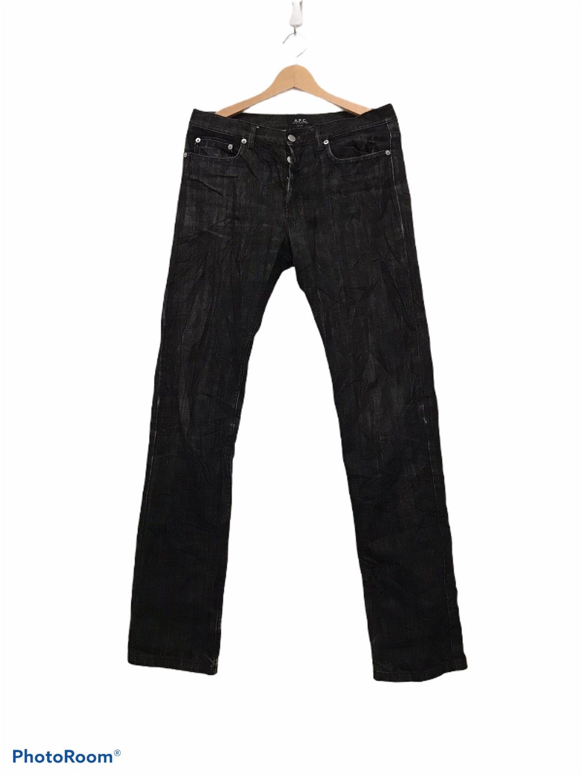 パンツ 00s APC RUE DE FLEURUS PARIS black denim Apc Rue De Fleurus Paris | Grailed