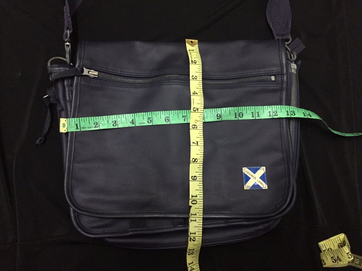 Japanese Brand LUGGAGE LABEL MESSENGER BAG Size ONE SIZE - 13 Thumbnail