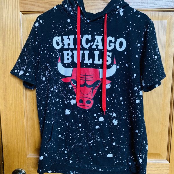 Vintage Rare Chicago Bulls short sleeve sweater. | Grailed