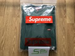 Supreme Textured Small Box Sweater Navy | Grailed