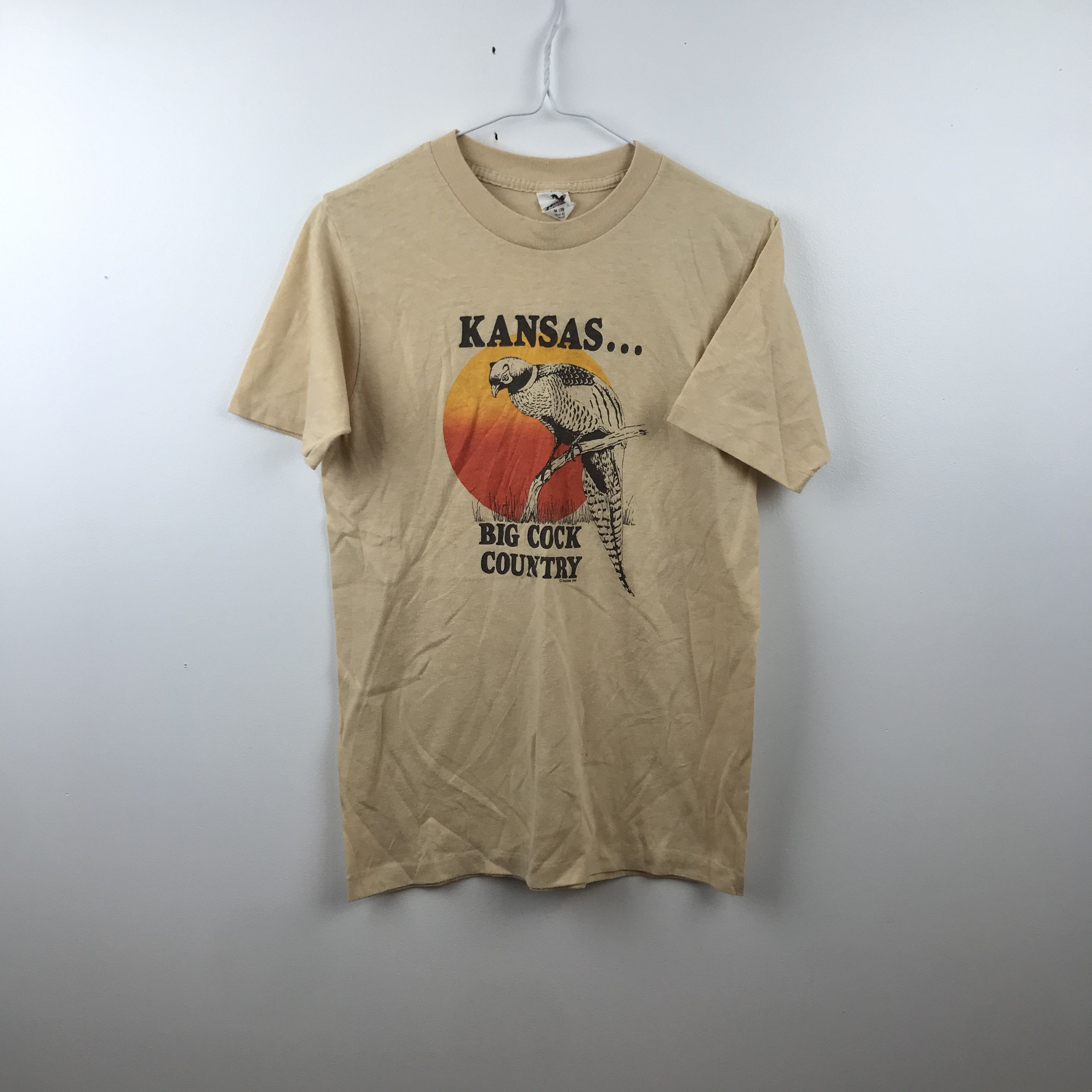 Vintage Vintage 80s - Kansas Big Cock Country 1981 Print - T-Shirt | Grailed