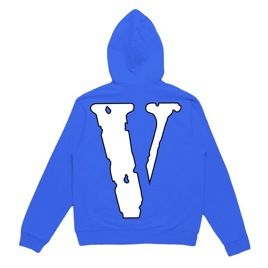 Vlone NBA YoungBoy Vlone Blue Hoodie Grailed