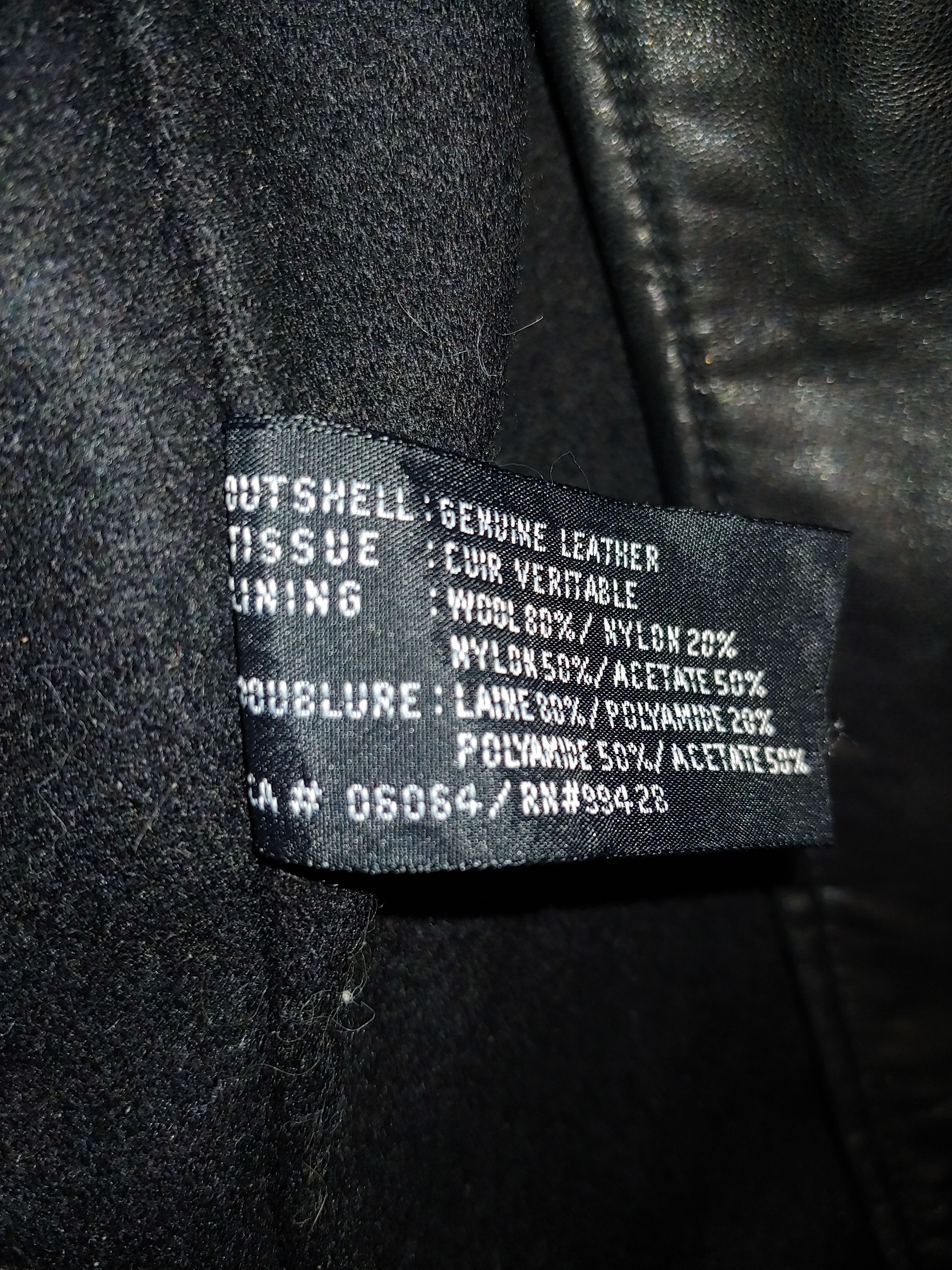 BUGATCHI Bugatchi UOMO Hooded Leather Jacket Size US XXL / EU 58 / 5 - 6 Thumbnail