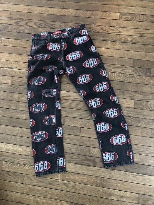 Supreme Supreme 666 Denim Hellboy ❄️  🥣💤 Jeans 999 Juice Pants