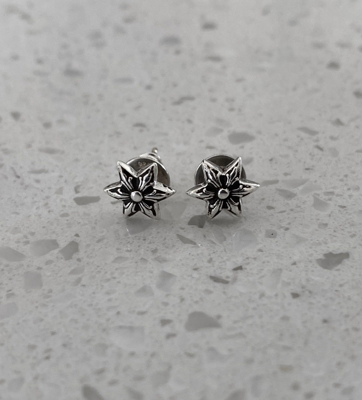 Chrome Hearts *PAIR* Star Stud Earrings | Grailed