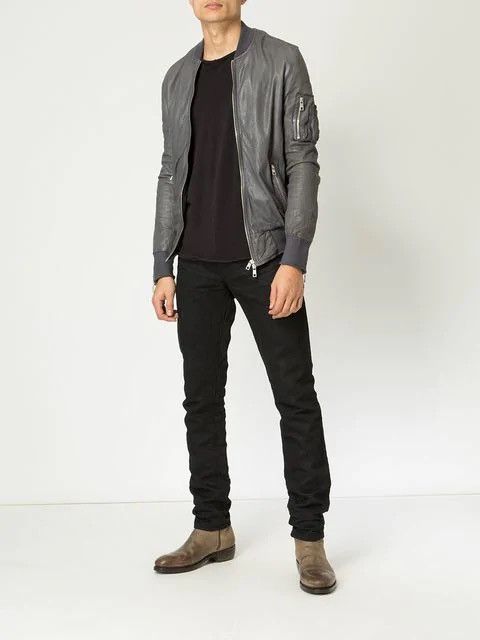 Giorgio Brato Vegetable Tanned Leather Bomber