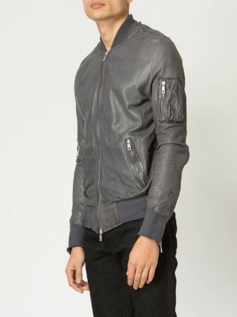 Giorgio Brato Giorgio Brato Vegetable Tanned Leather Bomber Size US L / EU 52-54 / 3 - 6 Thumbnail