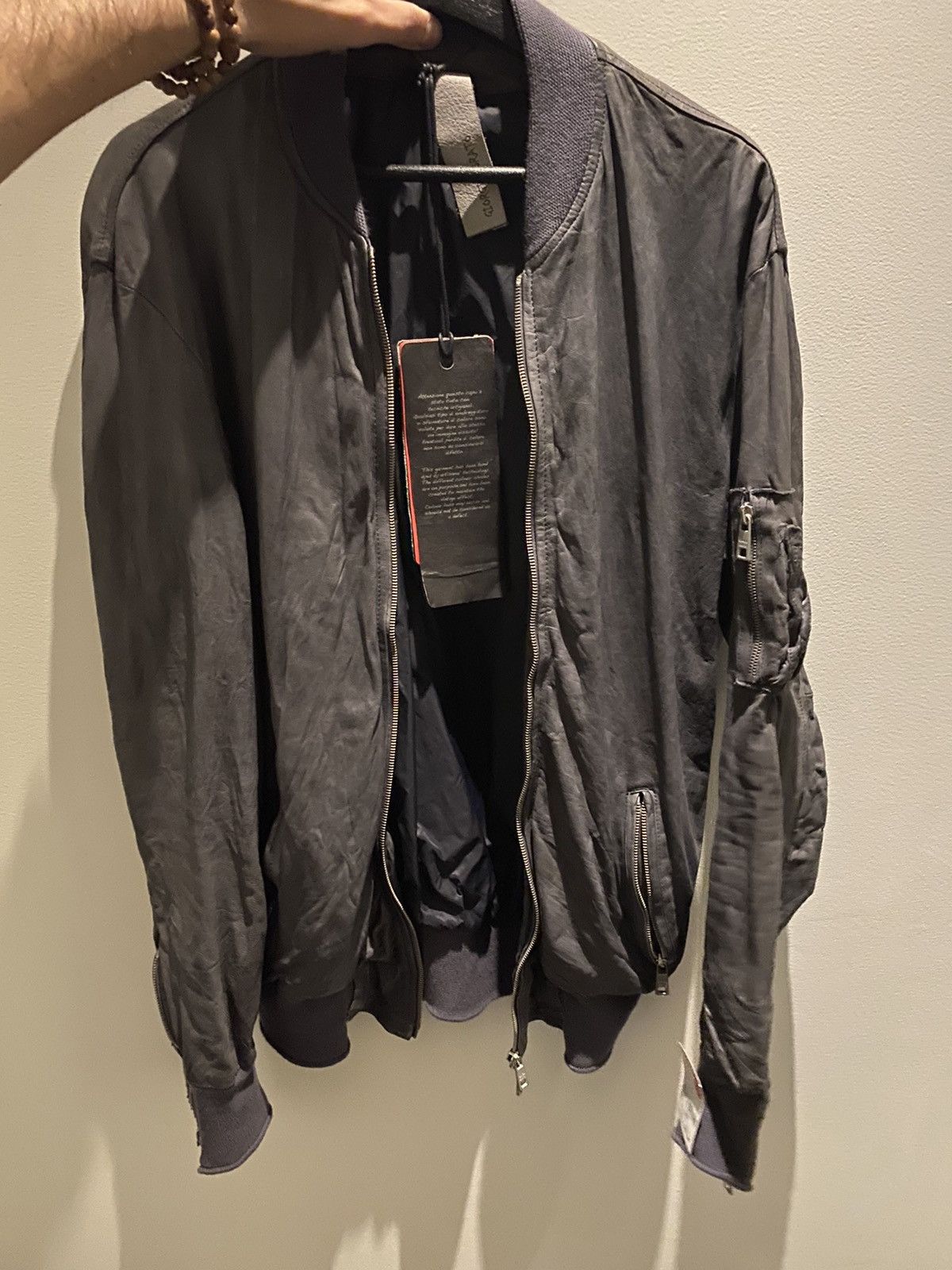 Giorgio Brato Giorgio Brato Vegetable Tanned Leather Bomber Size US L / EU 52-54 / 3 - 2 Thumbnail