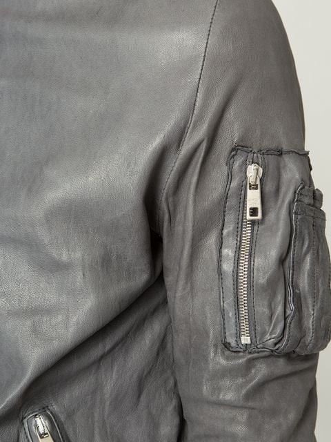 Giorgio Brato Giorgio Brato Vegetable Tanned Leather Bomber Size US L / EU 52-54 / 3 - 8 Thumbnail