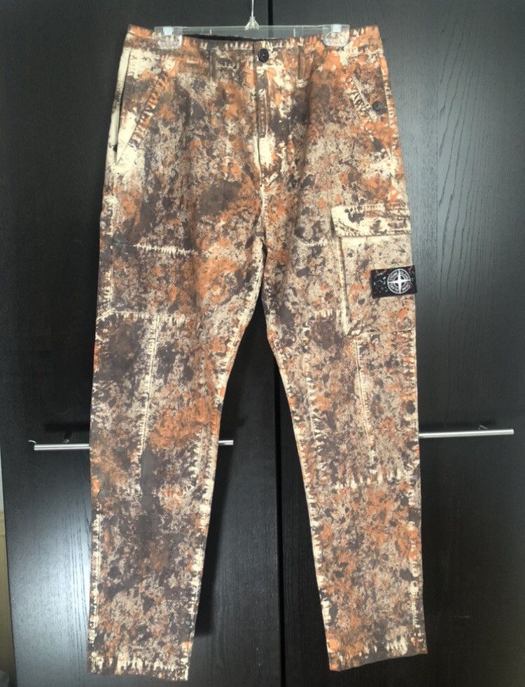 Stone Island Stone Island Paintball Camo Cargo Pants 322PA | Grailed