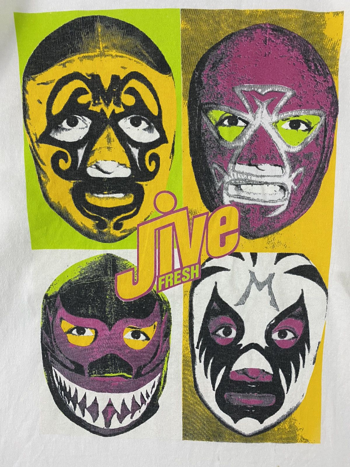Freshjive vintage 90s FRESHJIVE rare design big image skate t-shirts Size US L / EU 52-54 / 3 - 3 Thumbnail