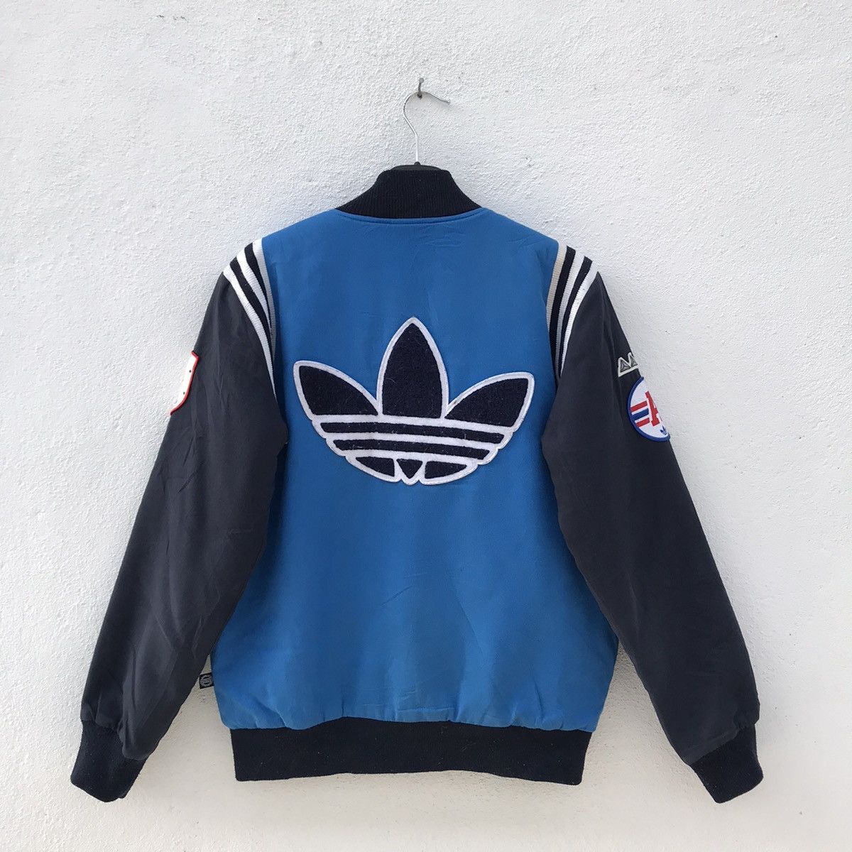 ジャケット・アウター 80s adidas trefoil varsity jacket y2k 80s adidas trefoil varsity jacket y2k - メルカリ