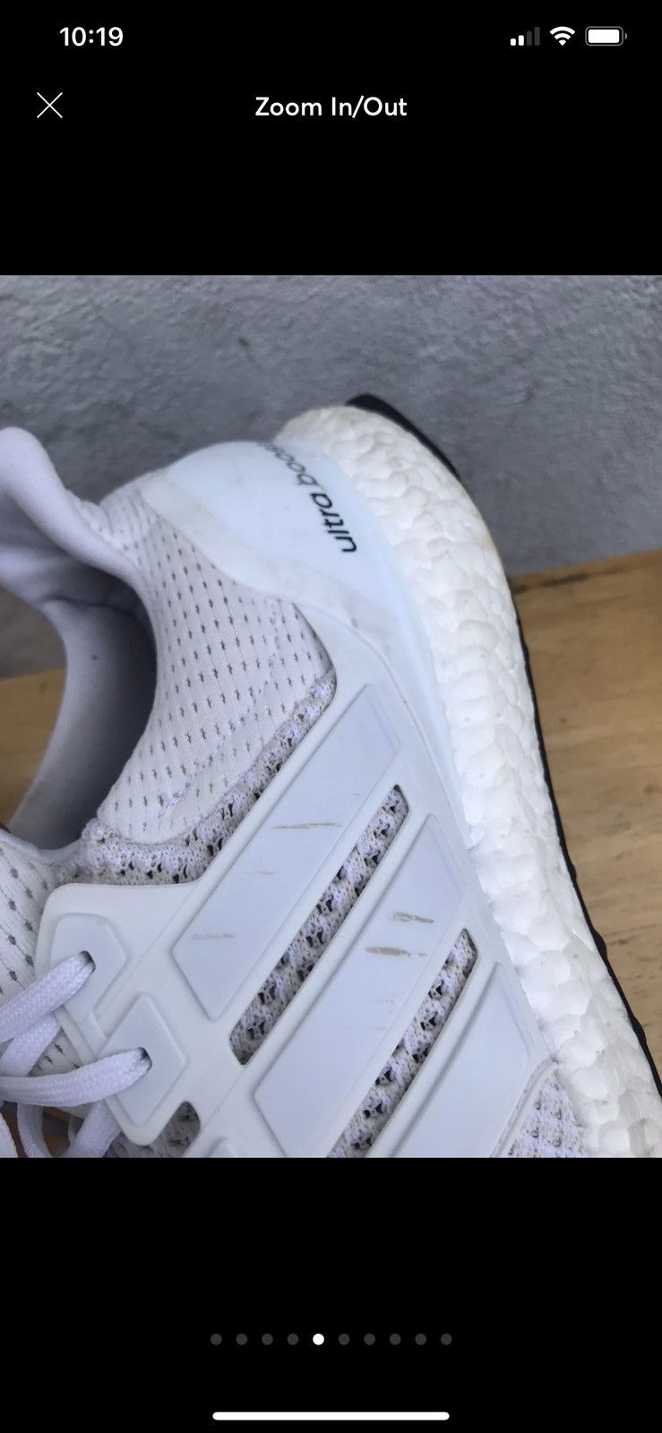 Adidas UltraBoost 1.0 Triple White 2015 Size US 10 / EU 43 - 5 Thumbnail