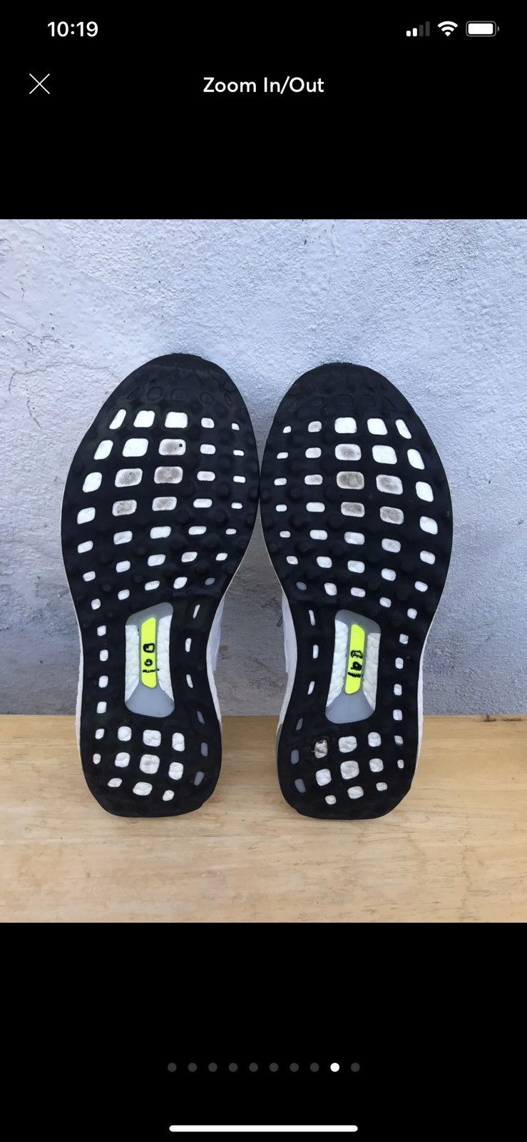 Adidas UltraBoost 1.0 Triple White 2015 Size US 10 / EU 43 - 9 Thumbnail