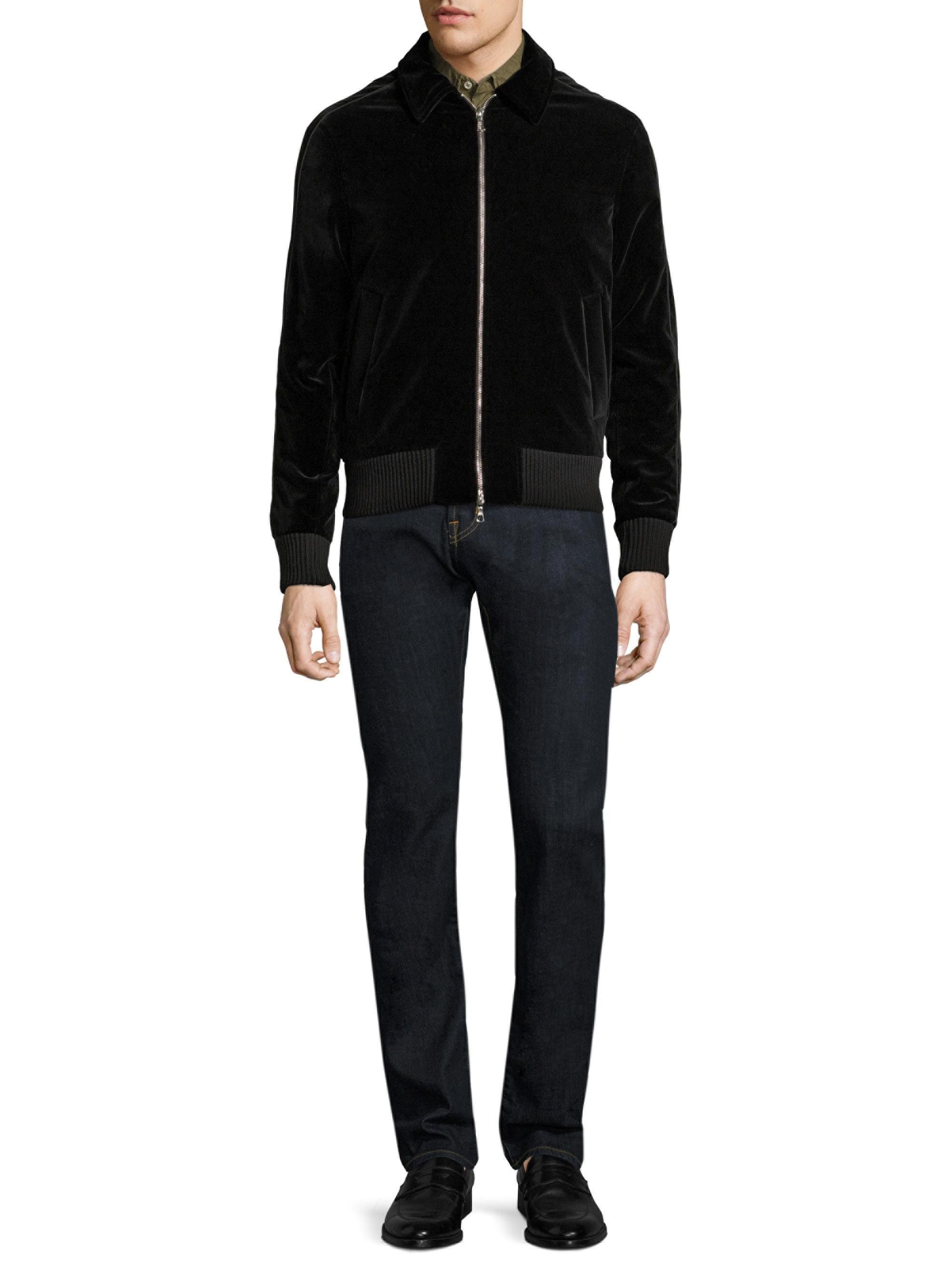 Officine Generale FINAL DROP Egon Velvet Piping Jacket Size US L / EU 52-54 / 3 - 5 Thumbnail