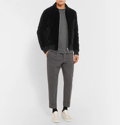 Officine Generale FINAL DROP Egon Velvet Piping Jacket Size US L / EU 52-54 / 3 - 1 Thumbnail