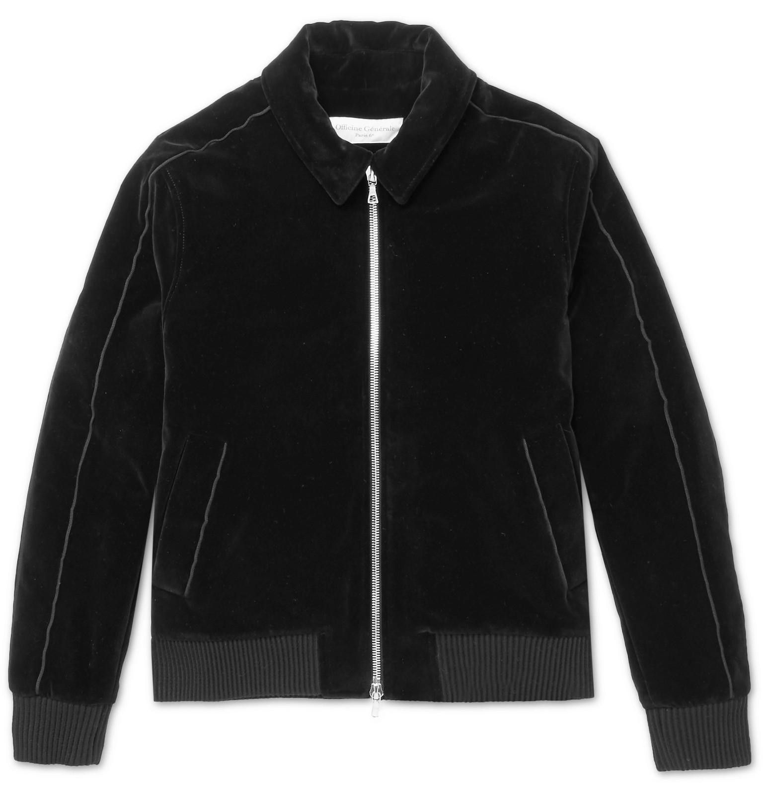 Officine Generale FINAL DROP Egon Velvet Piping Jacket Size US L / EU 52-54 / 3 - 15 Thumbnail