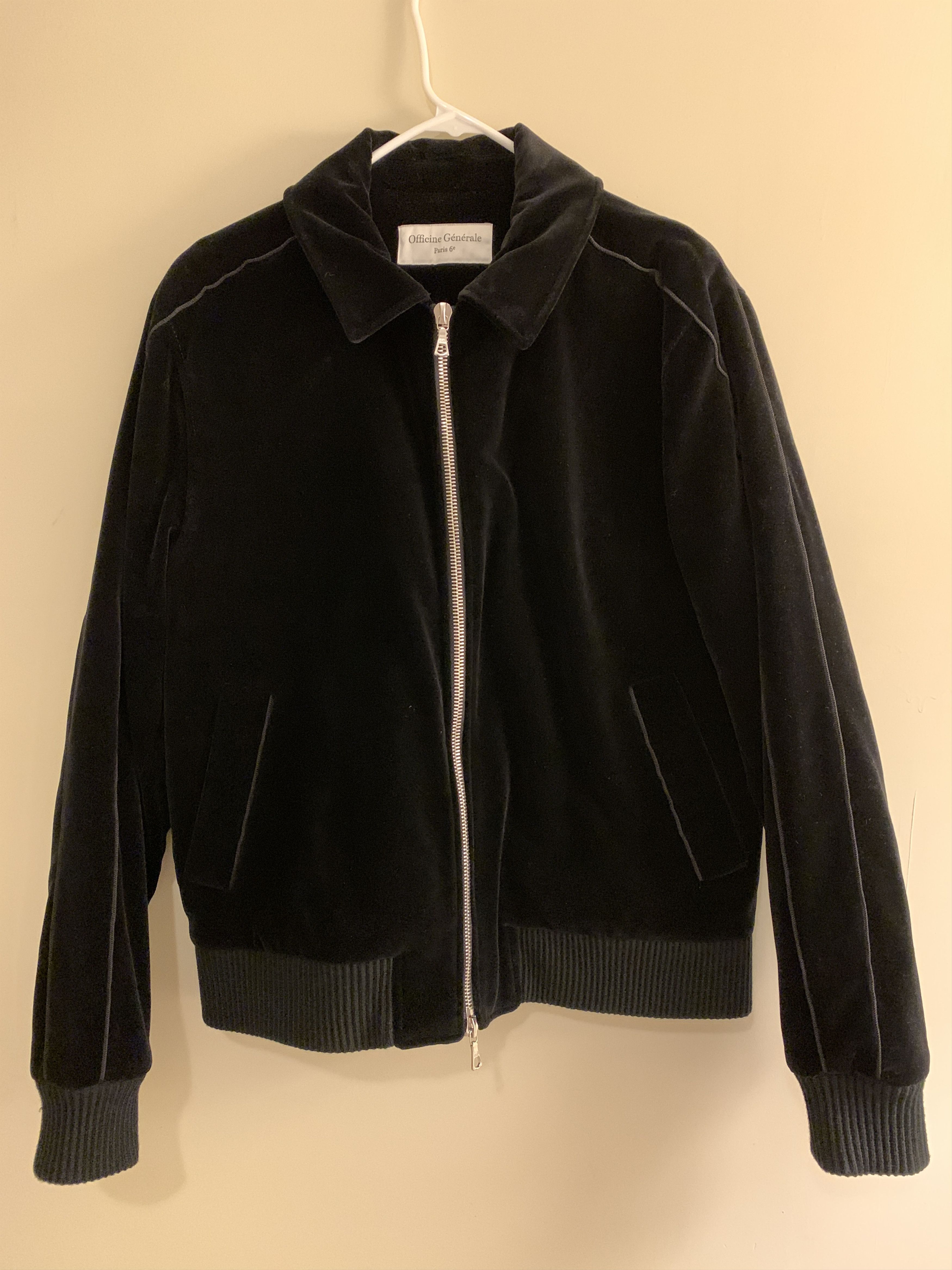 Officine Generale FINAL DROP Egon Velvet Piping Jacket Size US L / EU 52-54 / 3 - 8 Thumbnail