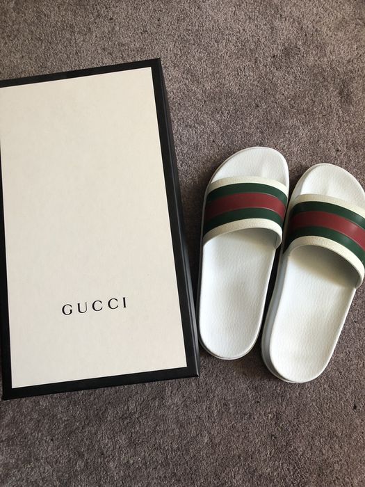 Gucci Gucci Slides White | Grailed