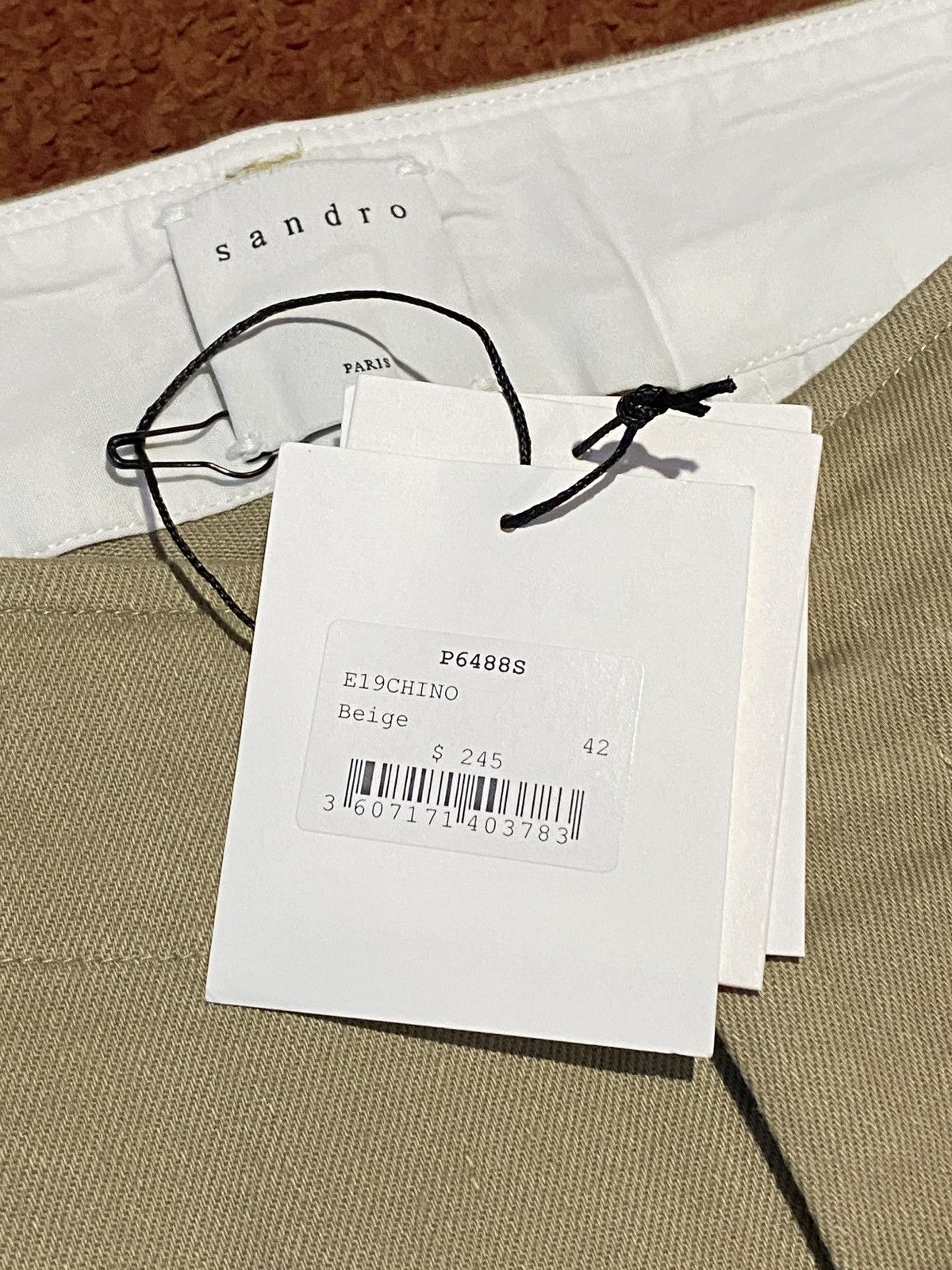 Sandro Navy Chino Pants Size US 32 / EU 48 - 6 Thumbnail
