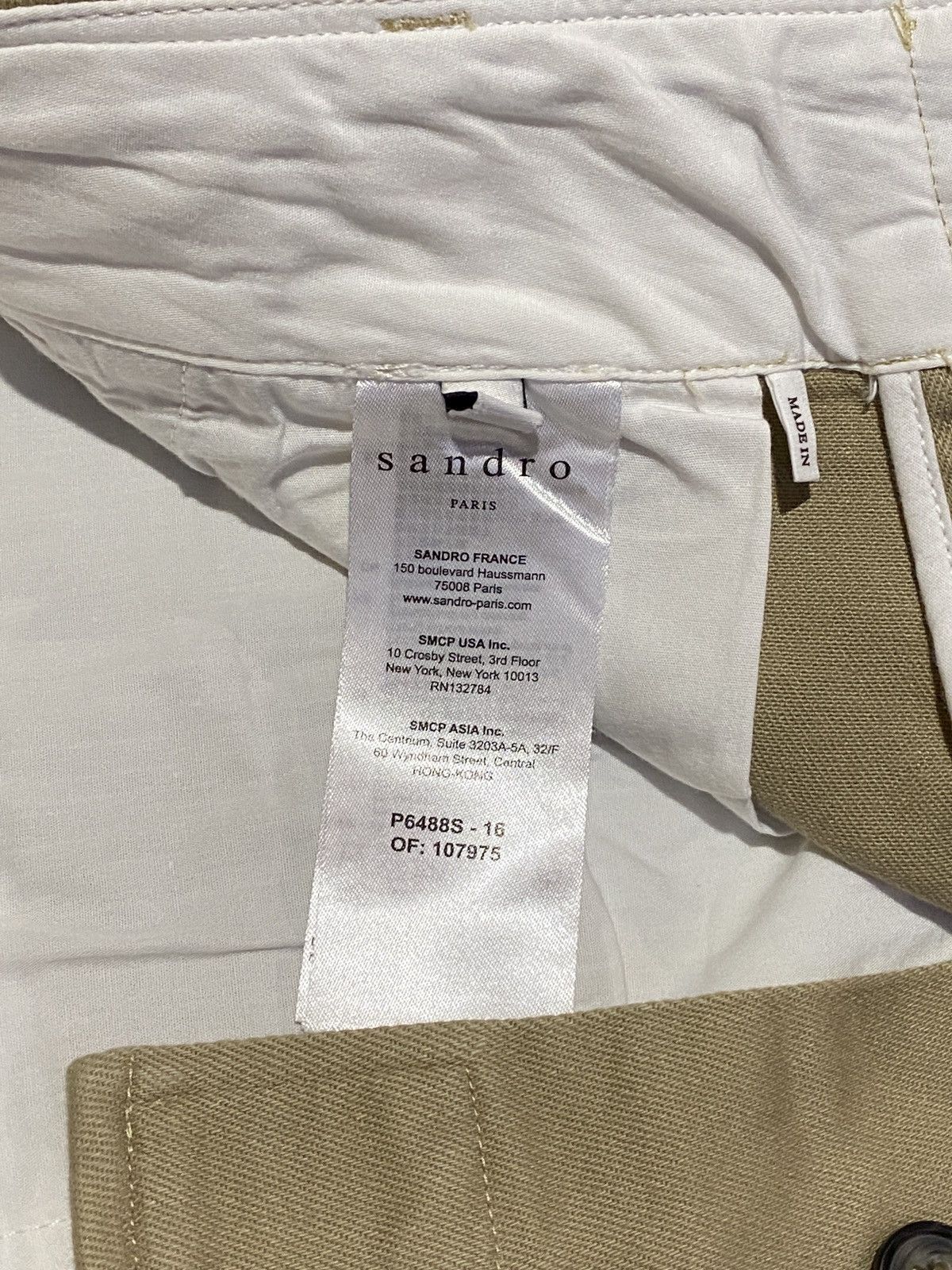 Sandro Navy Chino Pants Size US 32 / EU 48 - 14 Thumbnail