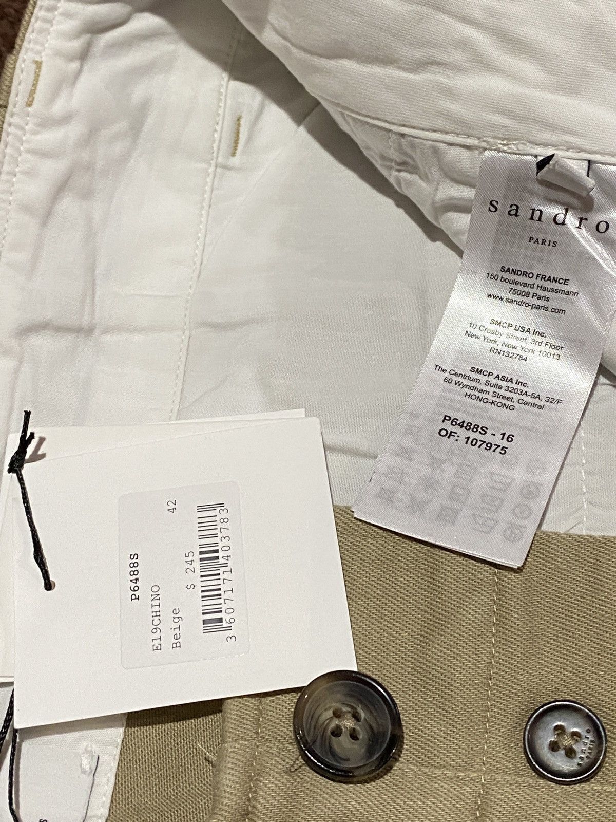 Sandro Navy Chino Pants Size US 32 / EU 48 - 12 Thumbnail