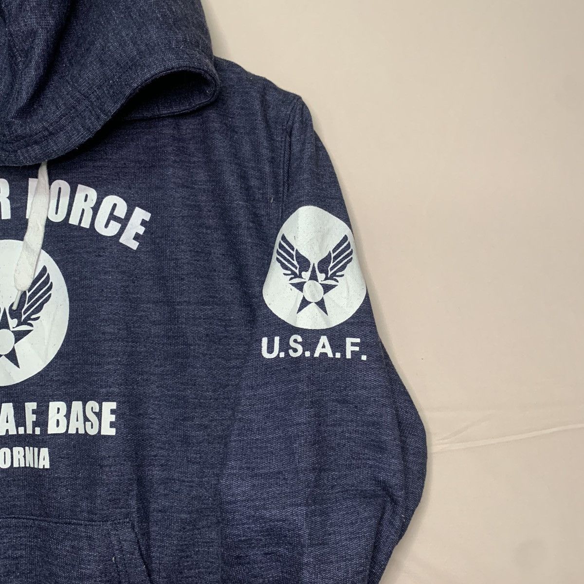 Vintage U.S.Air Force Hoodie Sweater Sweatshirt Large Size Size US L / EU 52-54 / 3 - 4 Thumbnail
