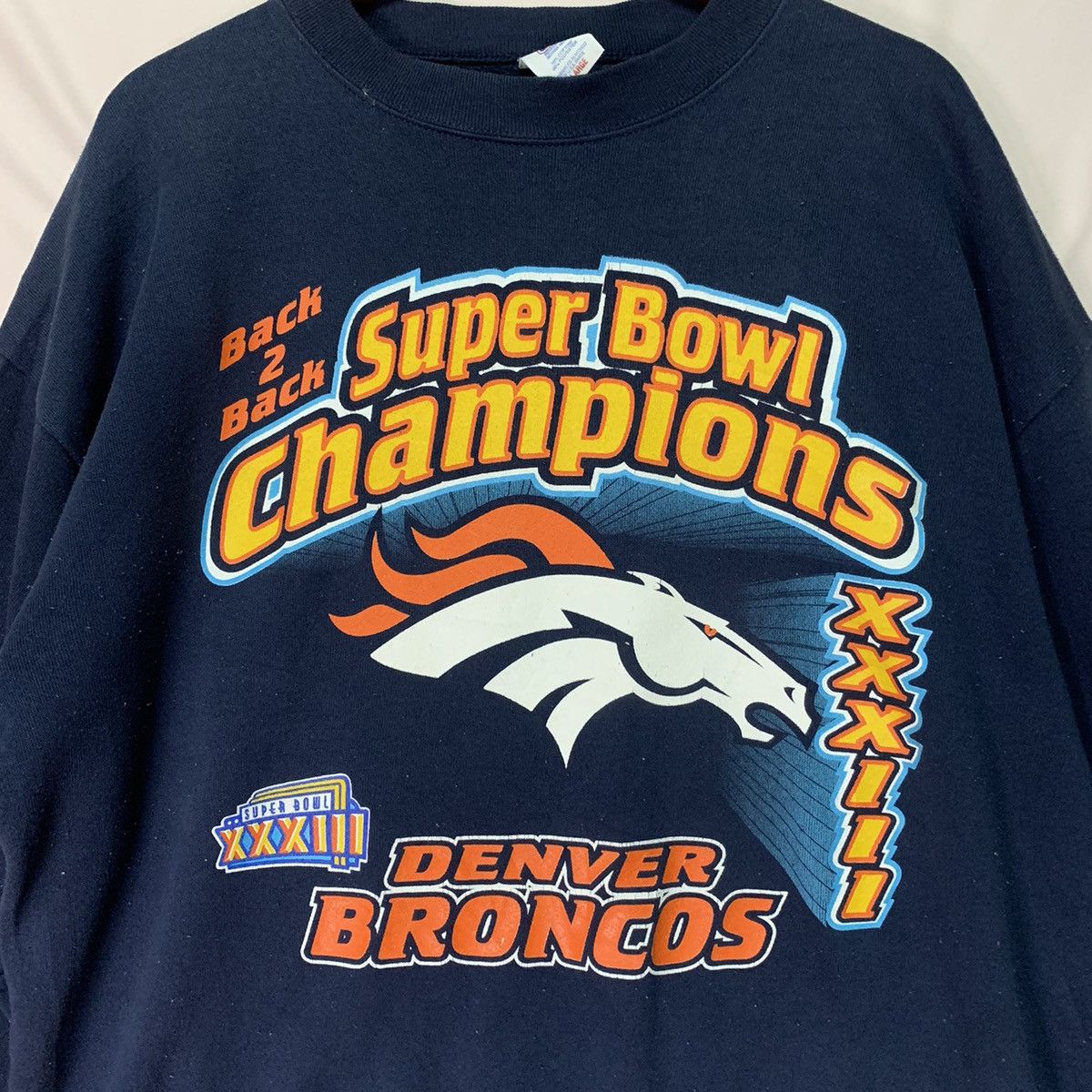 Logo 7 × Vintage Vintage Super Bowl Champions Crewneck Sweater Size US L / EU 52-54 / 3 - 2 Thumbnail