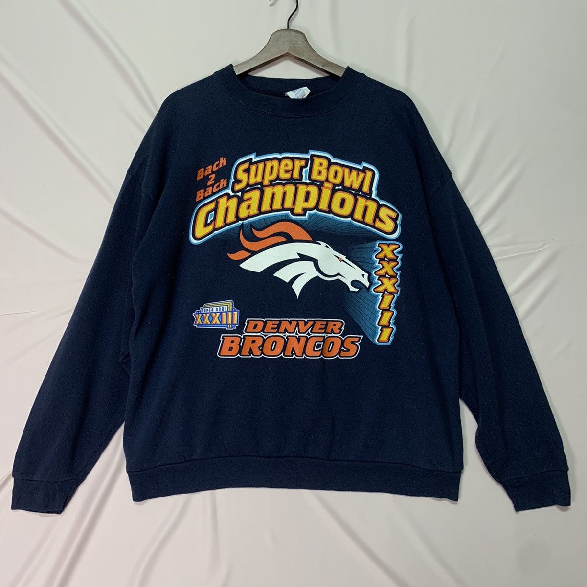Logo 7 × Vintage Vintage Super Bowl Champions Crewneck Sweater Size US L / EU 52-54 / 3 - 1 Thumbnail