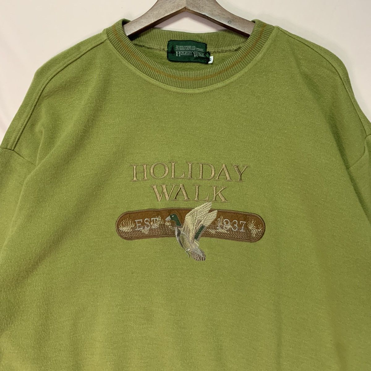 Japanese Brand × Vintage Vintage Holiday Walk Spell Out Crewneck Sweater Large Size Size US L / EU 52-54 / 3 - 2 Thumbnail