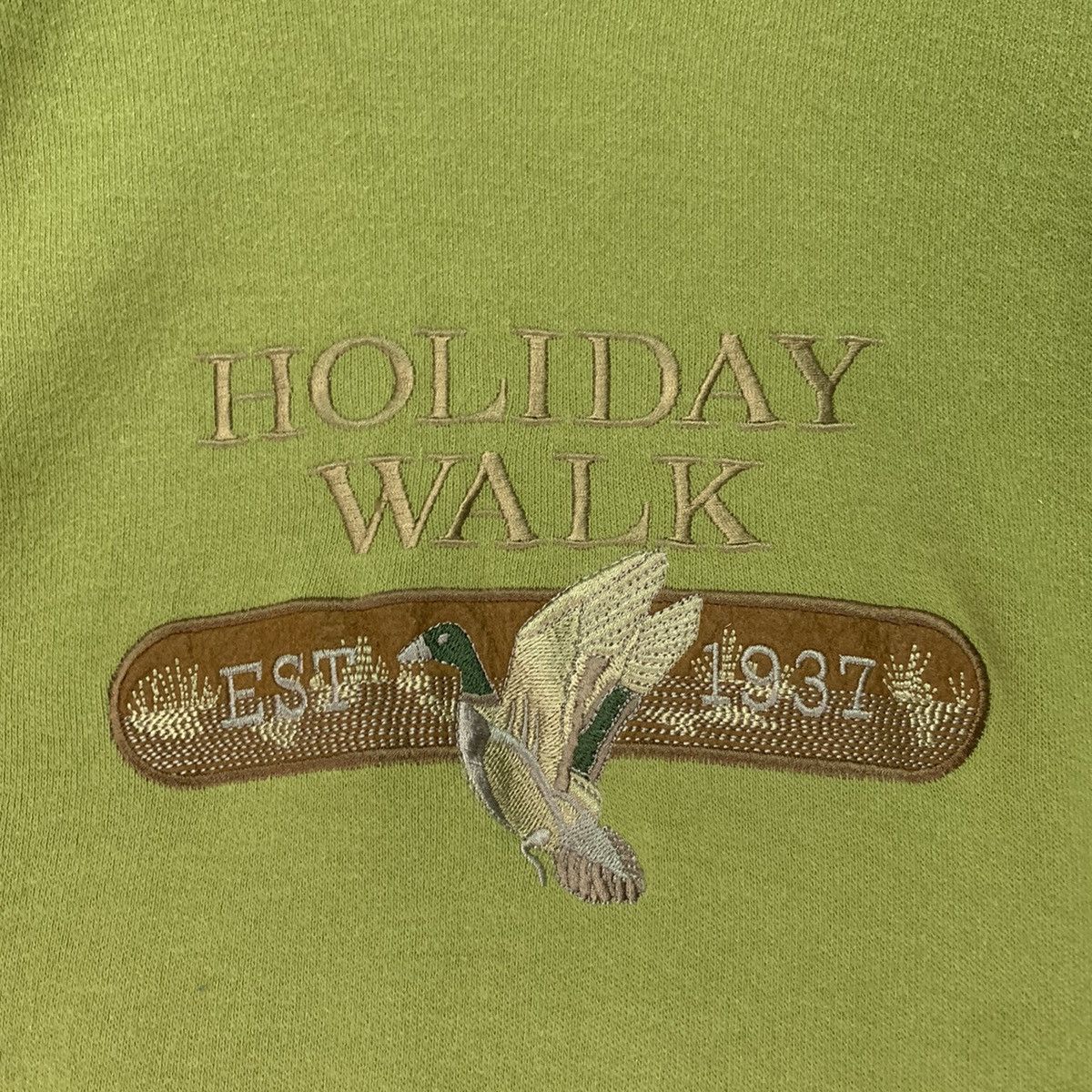 Japanese Brand × Vintage Vintage Holiday Walk Spell Out Crewneck Sweater Large Size Size US L / EU 52-54 / 3 - 3 Thumbnail
